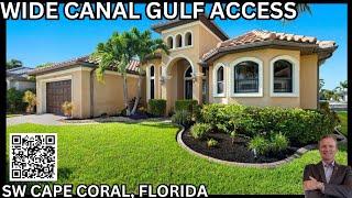 GULF ACCESS 180' WIDE CANAL #232 | SW CAPE CORAL, FL