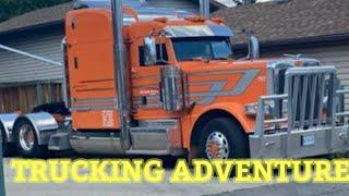 UNBELIEVABLE TRUCKING ADVENTURE  OVER THE ROAD