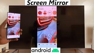 TCL Google TV: How To Screen Mirror Android Phone