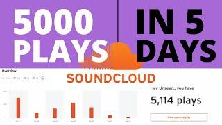 5000 SoundCloud Plays In 5 Days - How To Promote Your Music On SoundCloud In 2022