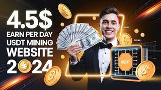 New Usdt earning Site | New Usdt Site 2024 | Best usdt earning platform 2024 |Usdt Earning site 2024