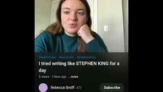 Rebecca Smiff needs more Views on AuthorTube Booktube