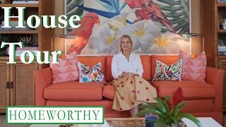 HOUSE TOUR | A Colorful Vintage Florida Villa with Bahamian Charm