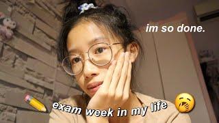 高中第一次紧张考试周  exam week in my life (highschool malaysia)