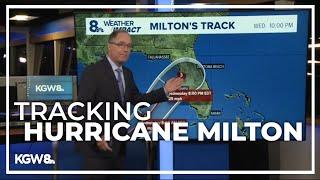 Hurricane Milton taking aim at Florida, packing maximum sustained winds