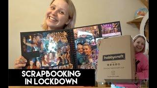 SCRAPBOOK WITH ME! IN LOCKDOWN | HOW TO SCRAPBOOK, HUGE CRAFT HAUL, HOBBYCRAFT, AMAZON, PAPERCHASE