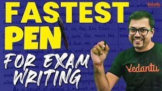 Fastest Pen for Any Exam Writing | Harsh Priyam Sir | Vedantu Math JEE Made Ejee