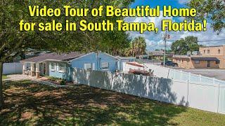 Video Tour of Beautiful 3 Bedroom Home in South Tampa, Florida