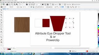 Corel Draw Tips & Tricks Attribute Eyedropper tool and or Powerclip