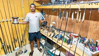 My Fishing Tackle Room. [Fishing Gear Explained]