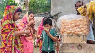 আজ পাড়ার ফুচকা দোকানির কাছে দমবেদম ফুচকা খেলাম||popi kitchen vlog