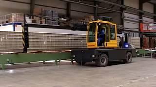 Baumann Cavaion Seitenstapler GX 70 Langgut, Sideloader long loads, carrello elevatore laterale