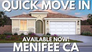 QUICK Move In Home in Southern California | Living in Menifee California | New homes in Menifee CA