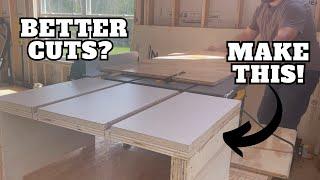 Never Run Out of Room Again! DIY Portable Table Saw Outfeed Table