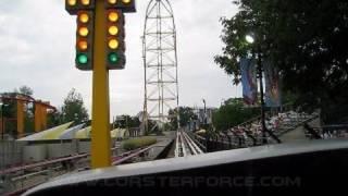 Top Thrill Dragster Front Seat on-ride POV Cedar Point