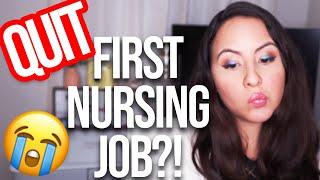 Why I Quit My Bedside Nursing Job As A New Grad  - An HONEST Nursing Life Update