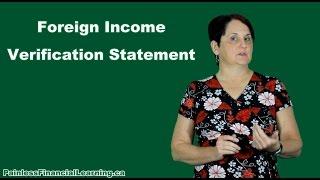 Foreign Income Verification Form