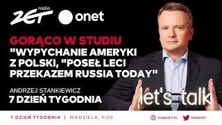 Gorąco w studiu."Wypychanie Ameryki z Polski, "poseł leci przekazem Russia Today" | 7.Dzień Tygodnia