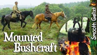 Bushcraft on Horseback - Hammock camping with horses and dog!