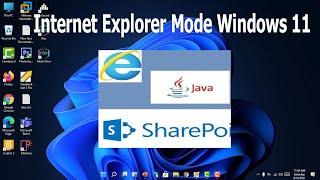 To install internet explorer windows 11| enable internet explorer Mode on windows 11