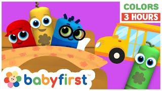 Toddler Learning Video | Color Crew - Learn all colors | Songs, Magic & More | 3 Hours | BabyFirstTV