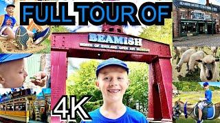 Logans FULL TOUR of BEAMISH The Living Museum of the North - Things to do at Beamish - 4K Vlog