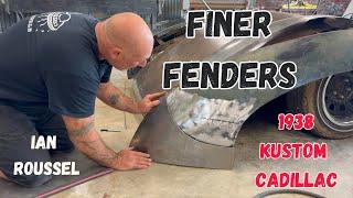 1938 Kustom Cadillac: Full Custom Ian Roussel Fabricates A Finer Fender In His Garage ‍