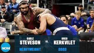 Gable Steveson vs. Greg Kerkvilet: 2022 NCAA wrestling championship semifinals (285 lb.)