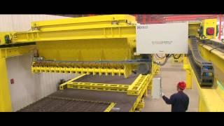 precast concrete wall panel components production line introduction video