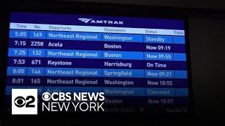 Holiday travel a problem for many on Sunday, especially on Amtrak