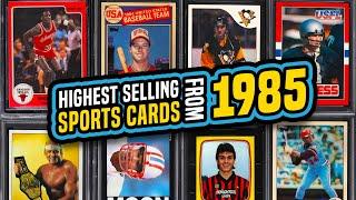 TOP 15 Sports Cards from 1985 recently sold on eBay baseball, basketball, football hockey cards!