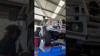 Land Cruiser in for Wheel Alignment #shorts #landcruiser #wheelalignment #australia #perth