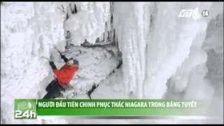 VTC14_Người đầu tiên chinh phục thác Niagara trong băng tuyết