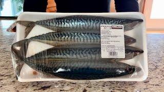 Costco Mackerel / Costco 2025 / Costco Fish / How To Cook Mackerel Fish / ASMR Cooking