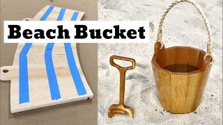 I Made a Wood Beach Bucket