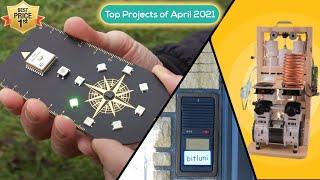 Top Projects of April 2021 | DIY Oxygen Concentrator | Pizza Compass  | Smart Door bell | #TUT 1