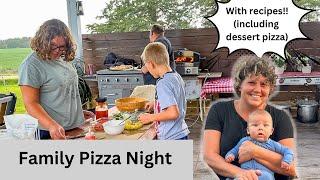 Family Pizza Night, With Recipes