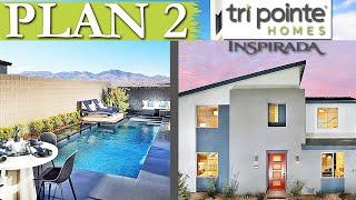 Spacious PLAN 2 | Tri Pointe Home $555k+ Strada Collection | 3,245sqft at Inspirada in Henderson