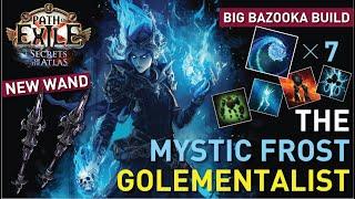 Eye-cancer AoE with【The Mystic Frost Golementalist】ft. NEW UNIQUE WANDS! Super Zoom Mapper 3.26