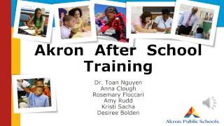 Akron After School Training Webinar 2017