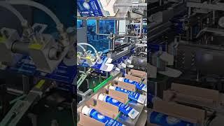 Упаковка зубной пасты в коробки автоматическим методом #оптовыйпоставщик #карго #авторазвитие