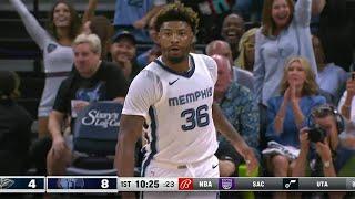 Marcus Smart Scores His First Points On The Grizzlies!