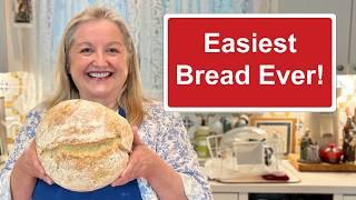 A Bread SO EASY Anyone Can Make It! No-Knead Artisan Bread