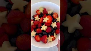 *ASMR* RW&B FRUIT SALAD! # #asmr #restock #satisfying #fruitsalad #4thofjuly #amazonstorefront