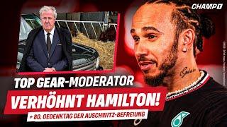 Britischer TV-Moderator verspottet Hamilton / 80. Jahrestag: Gedenken an die Opfer von Auschwitz