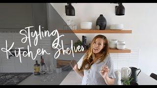 How To Style Kitchen Open Shelves