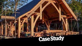 An amazing timber frame, straw bale self build for £67k