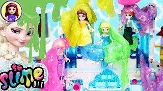 Disney Princess Slime their Lego Castles So Slime DIY Review Silly Play Kids Toys