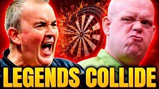 Best moments in darts Phil Taylor and Michael van Gerwen