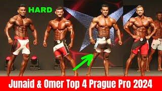 Top 4 Prague Pro 2024 Junaid Kaliwala & Omer Bahamed Placing? Men's Physique Bodybuilding